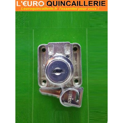 1SERRURE DE MEUBLE A PAILLETTES 40x40mm 2