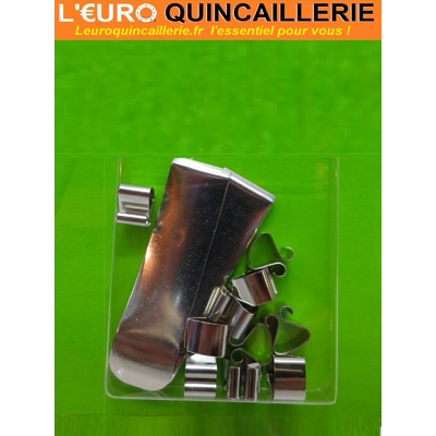 10 PINCES SOUS VERRE 7mm 2