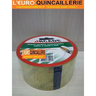 RUBAN ADHESIF TRANSPARENT 66 METRES