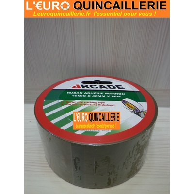 RUBAN ADHESIF MARRON 66 METRES