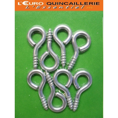 PITONS A VIS ACIER ZINGUE 2,5x12 (2)