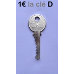 Clé D pass PTT D10 Pass-Trousseau 1€