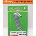 GONDS A POINTE ACIER ZINGUE 4,5x60