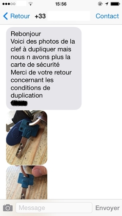 Tarif d'une Clé MUL-T-LOCK INTERACTIVE PVC