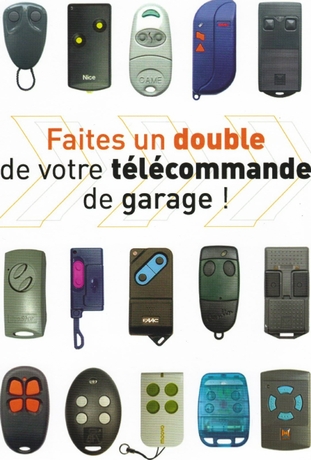 Reproduction telecommande portail