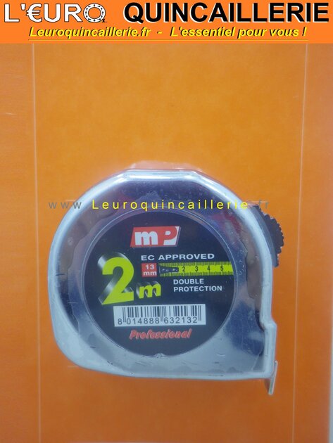 MESURE ROULANTE 2 METRES CHROMEE