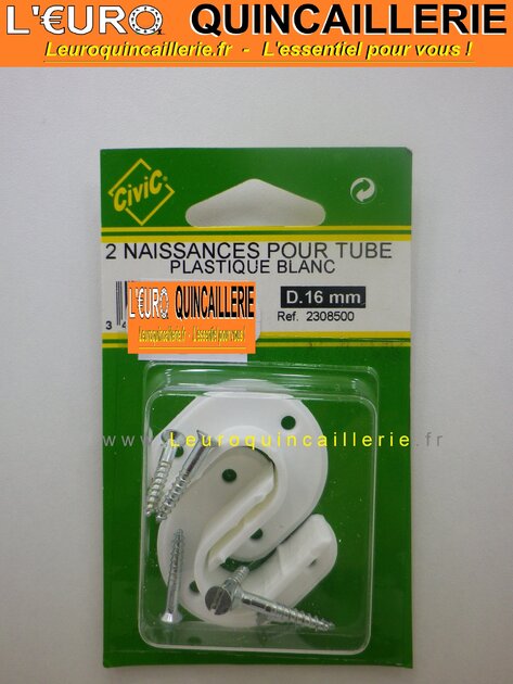 Naissance tube plastique blanc