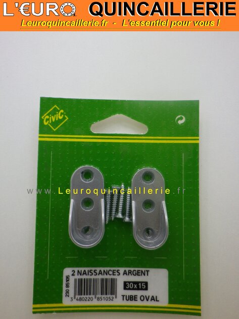 Naissances métal pour tube d.15mm