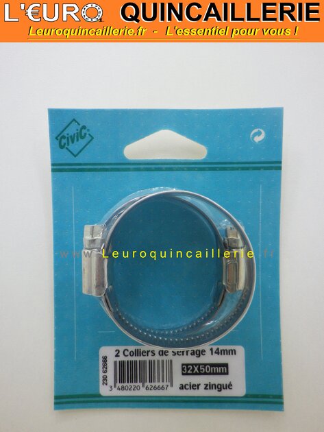 Collier de serrage 14 mm, 32-50