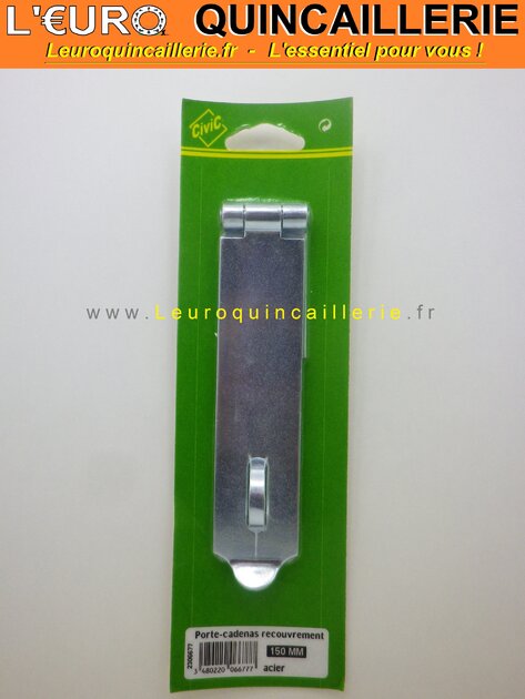 Porte cadenas recouvrement 15cm