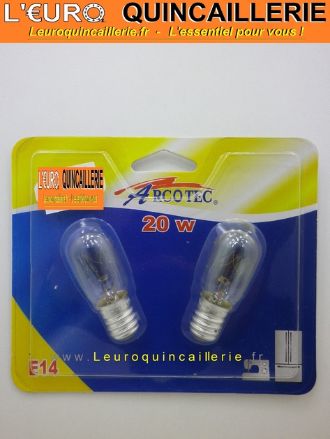Ampoule pour frigo et machine à coudre E14 20w - ÉCLAIRAGE/Ampoules frigo -  four 
