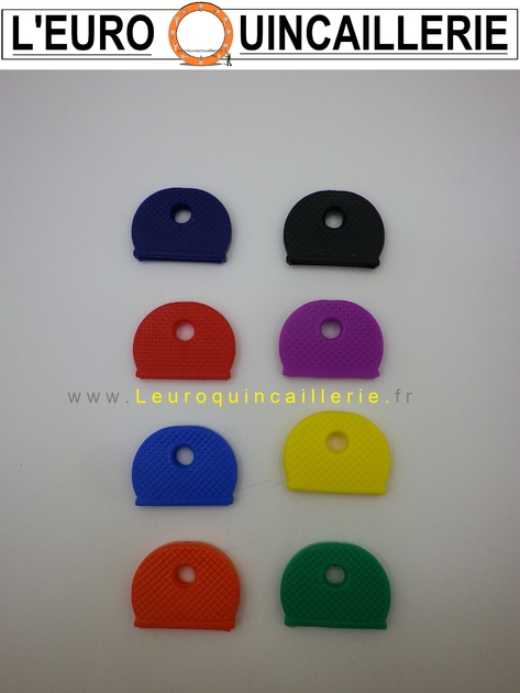 Tête couleur plastique rond pour clés - QUINCAILLERIE/Tête