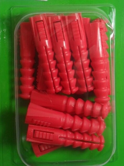 14 CHEVILLES ROUGES Ø 8