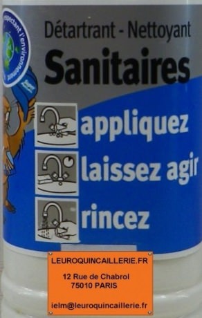 DETARTRANT NETTOYANT SANITAIRES