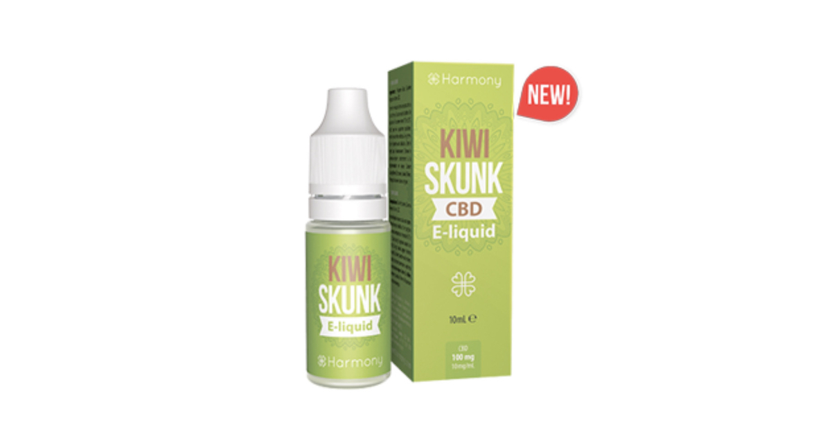 KIWI SKUNK CBD 100mg - 10ml - HARMONY - Vapes / Puffs & e-Liquides CBD