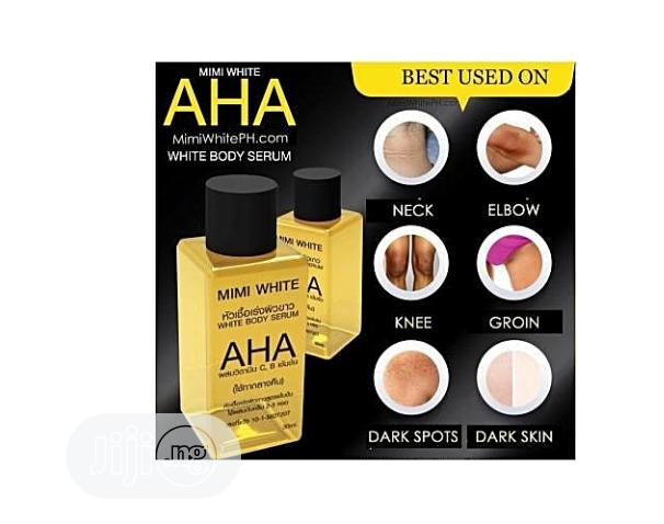 AHA SERUM MIMI WHITE ECLAIRCISSANT ANTI TACHE COU ,MAINS ,GENOUX