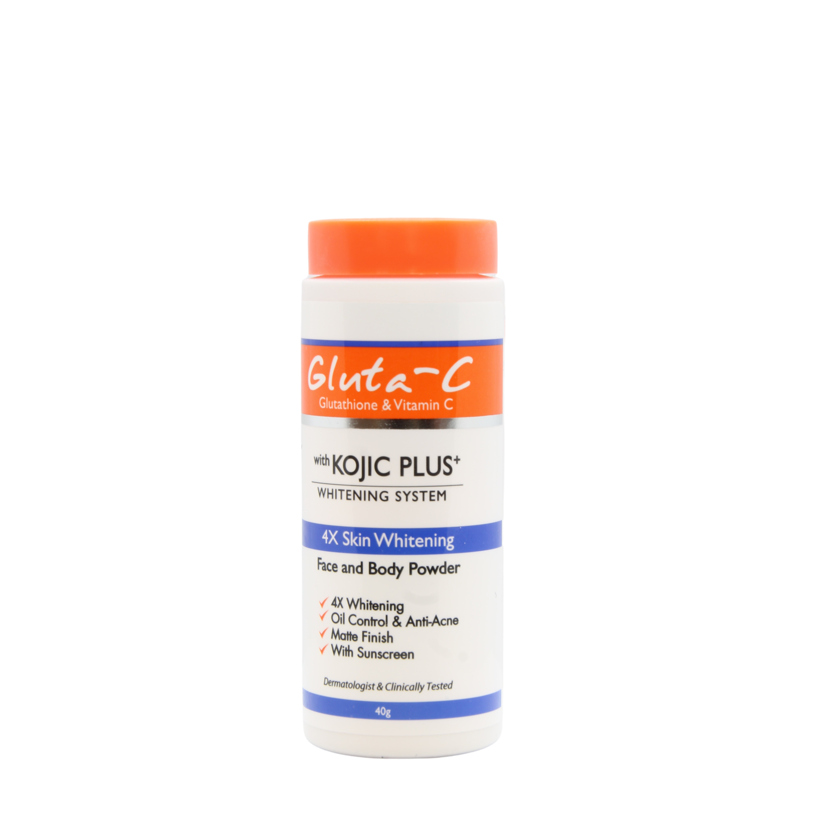 2 POUDRE ECLAIRCISSANT GLUTA C 4X GLUTATHION VISAGE ET CORPS 40 GR - POUDRE  ECLAIRCISSANT