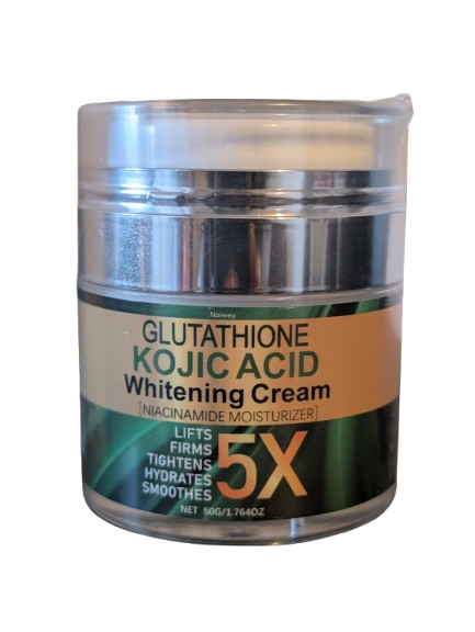 Crème Visage Éclaircissante Glutathione – 30ml, SPF50, Anti-Imperfections, Unisexe