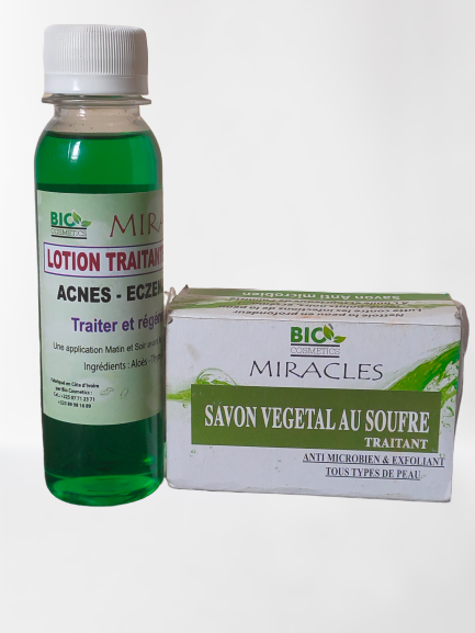 SAVON ANTI ACNE ET TACHES (pack de 3) - BIODELISS