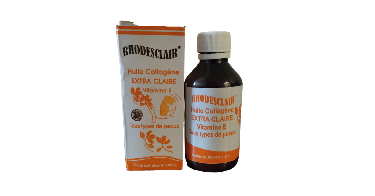 Huile éclaircissante Rodesclair Au Collagène Et Vitamine E - Hydratation Intense