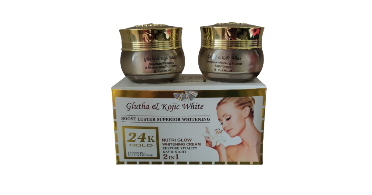 Lot De 2 Crèmes éclaircissantes Visage Glutathione - Anti-taches, 10-30ml, Suisse - Neuf