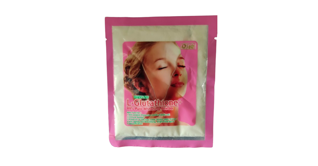 POUDRE L-GLUTATHIONE +POUDRE BLANCHISSANTE PURE A 99% ANTI TACHE ,ANTI  TACHE 20GR - POUDRE ECLAIRCISSANT - sabcosmetics