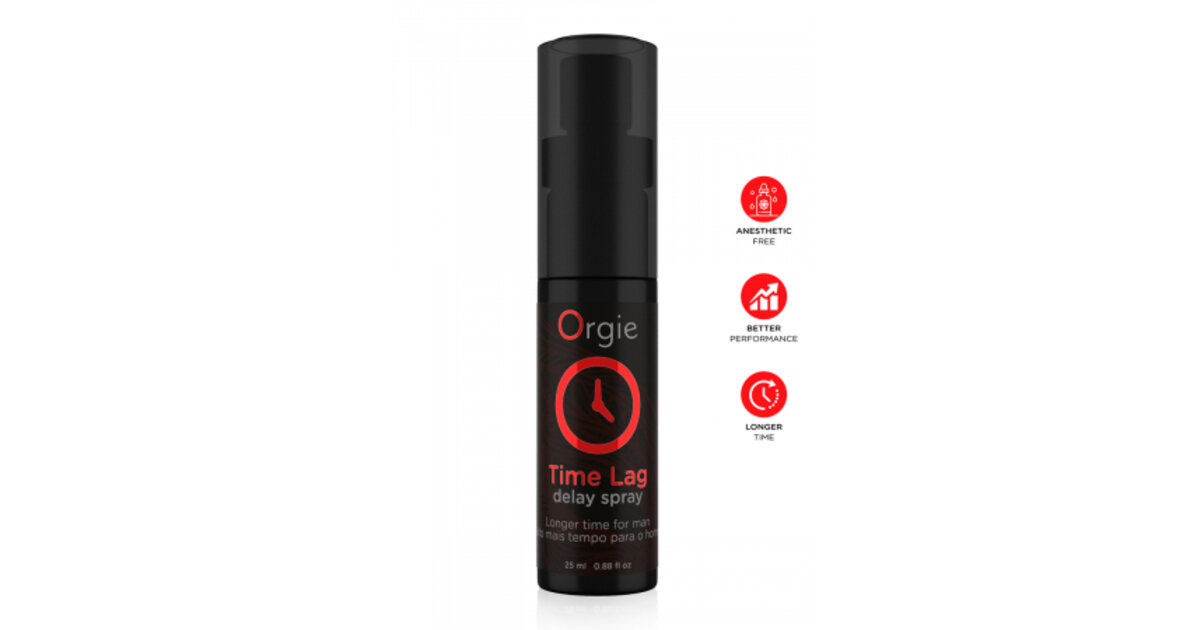 Spray Retardant Time Lag De La Marque Orgie - 25 Ml - Fabriqué Au Portugal