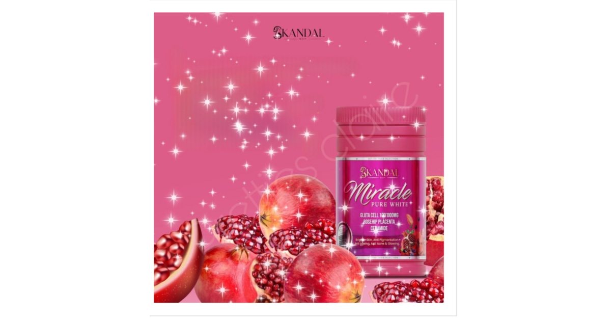 Poudre Miracle Pure White Collagène – Blanchissant, Anti-imperfections, 800g, Avec Glutathione Et Vitamine C