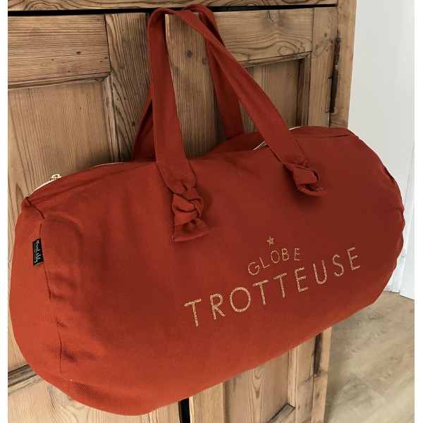 Sac polochon Globe trotteuse