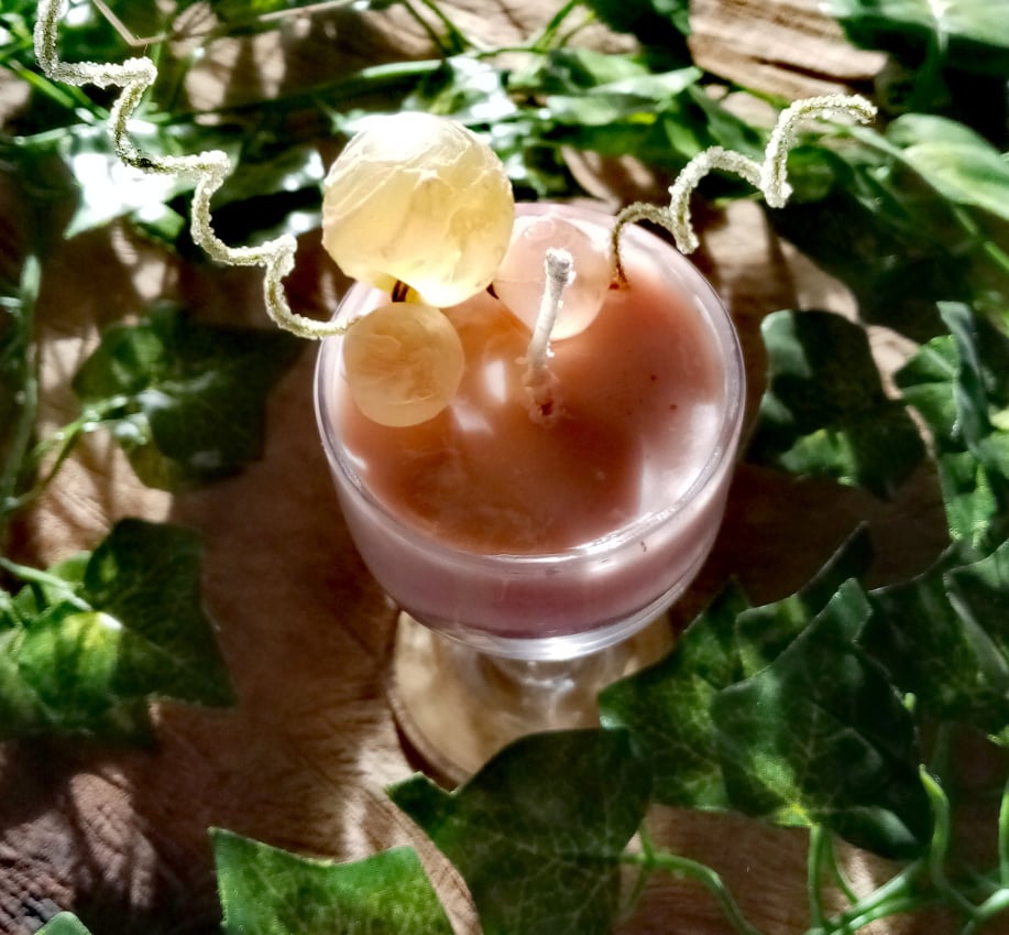 bougie gourmande cognac  féerie création