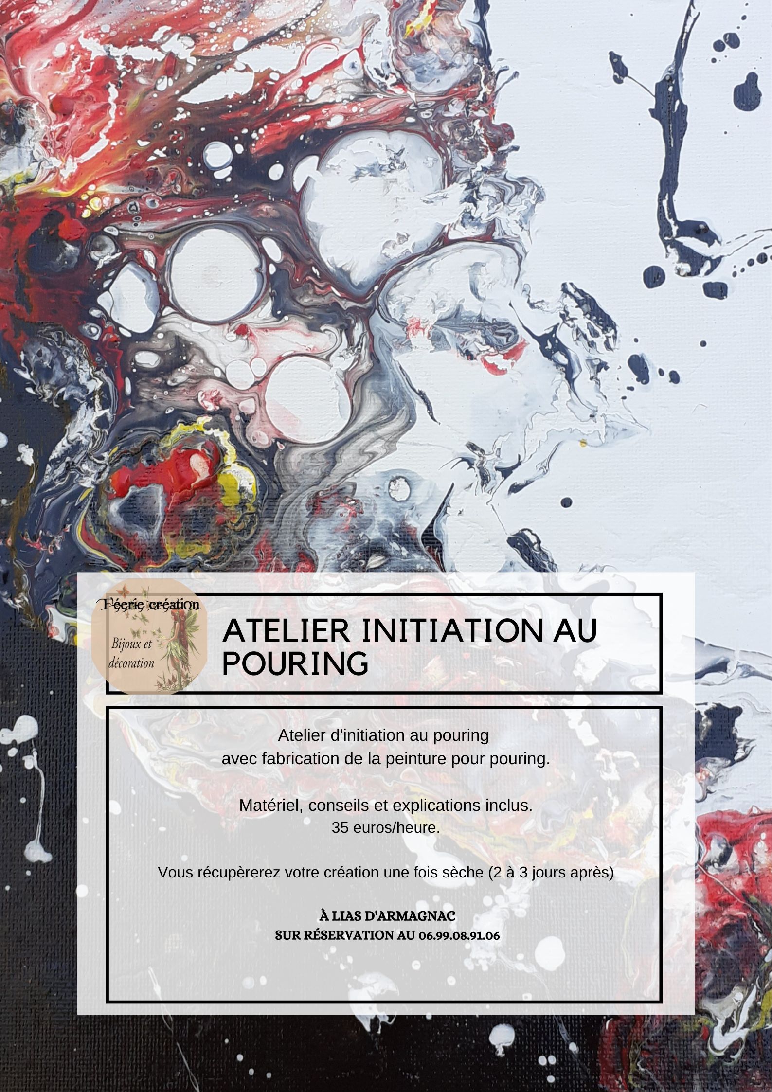annonce atelier pouring soucy creation