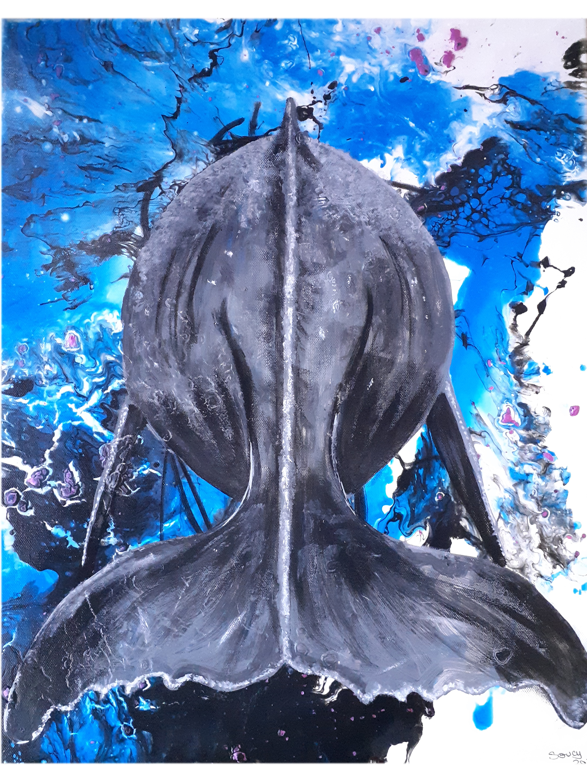 Baleine 2 acrylique soucy création