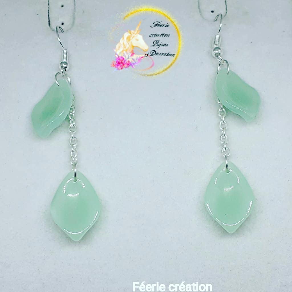 Éclats de Jardin Secret : Boucles d\'Oreilles Hypoallergéniques féerie création