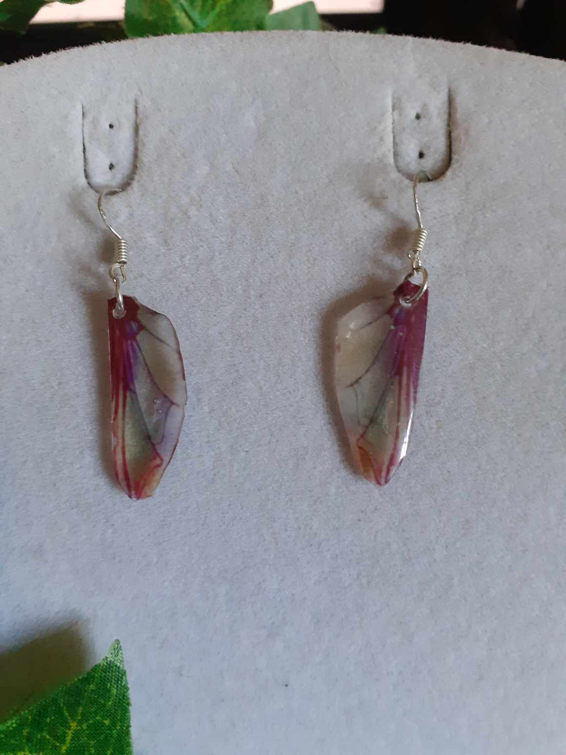 Boucles d'oreilles en argent féerie création