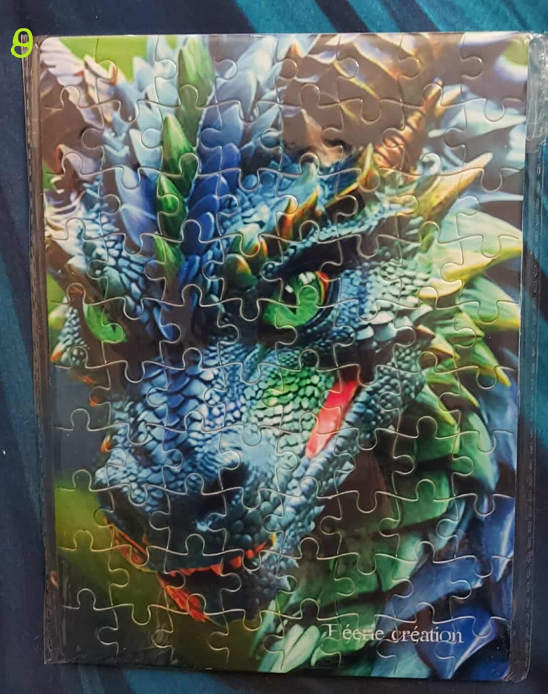 Puzzle Féérique 20,5x15 cm 80 pièces – Fées, Dragons & Créatures Fantastiques
