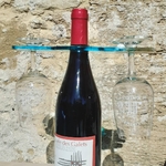 porte verre sur bouteille feerie creation