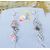 Boucles d'oreilles en argent féerie création