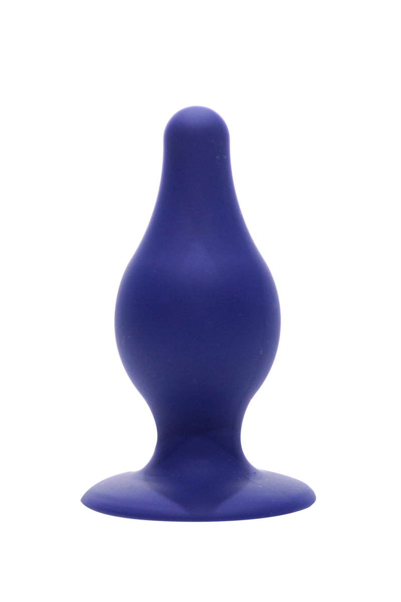 Plug-anal-double-densité-bleu-taille-M-silexD-plug-memoire-de-forme-silicone