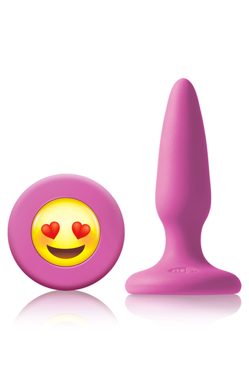 plug-anal-rose-silicone-taille-s-emoji