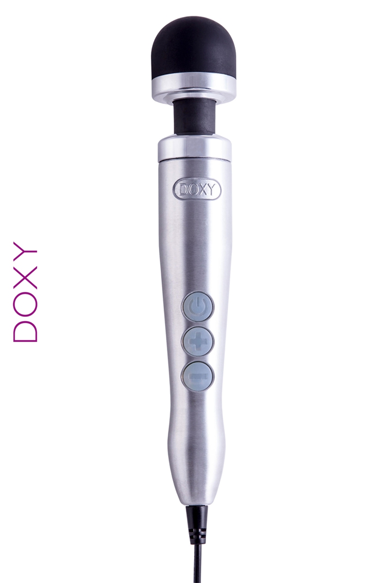 vibromasseur-doxy-métal-silicone-massager-number-3