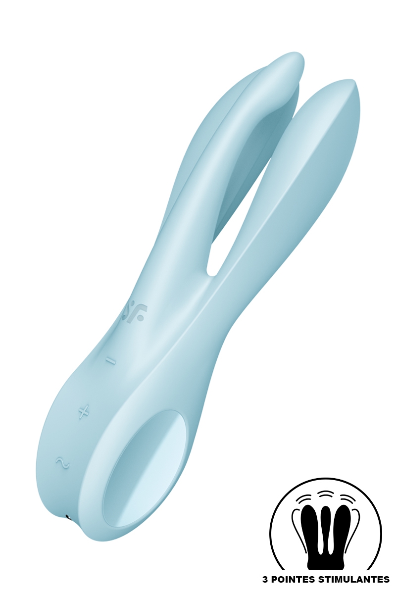 Stimulateur Satisfyer Threesome 1 bleu
