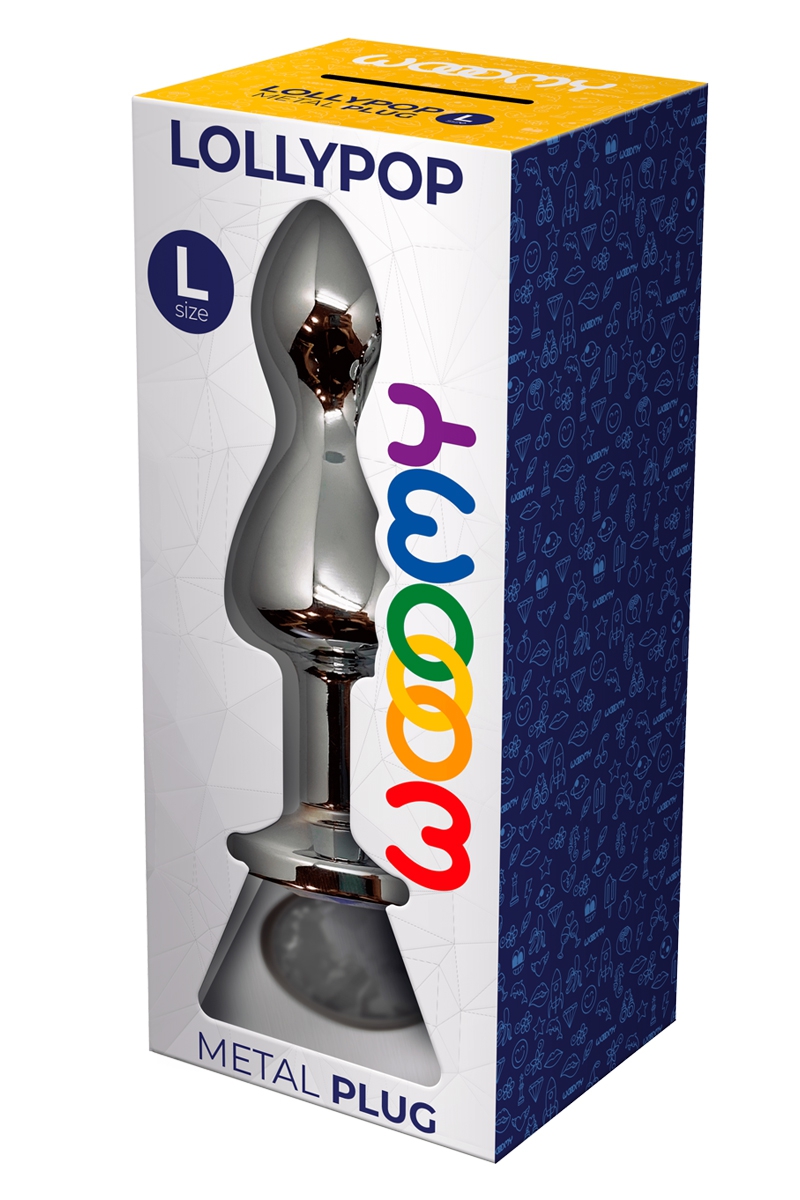 boite emballage Plug bijou Lollypop transparent L Wooomy