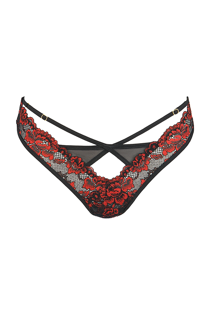 String-dentelle-noir-rouge-V-10028