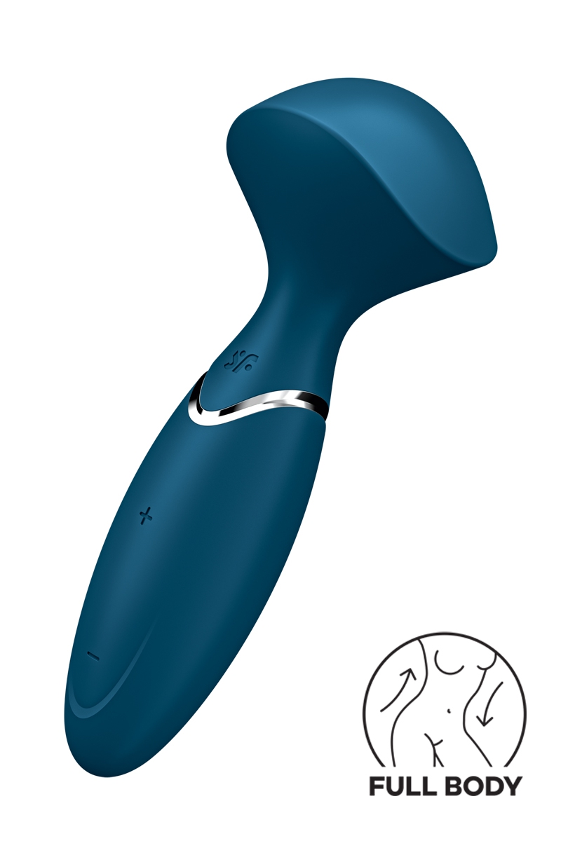 Mini vibromasseur Wand-er bleu - Satisfyer