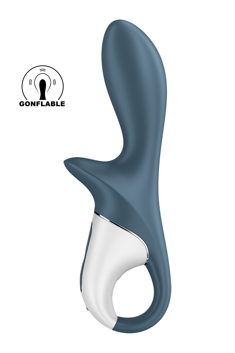 vue de profil Vibromasseur anal gonflable Satisfyer Air Pump Booty 2