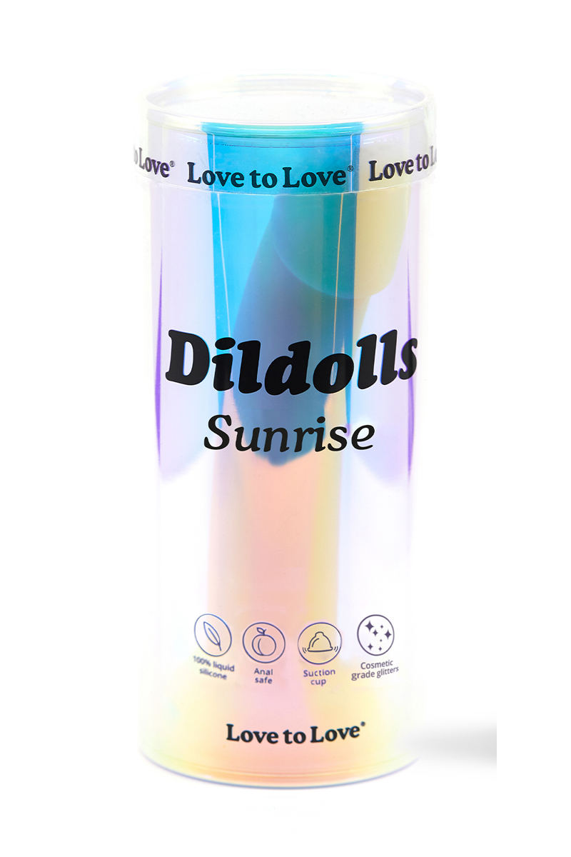 boite emballage Gode ventouse Dildolls Sunrise