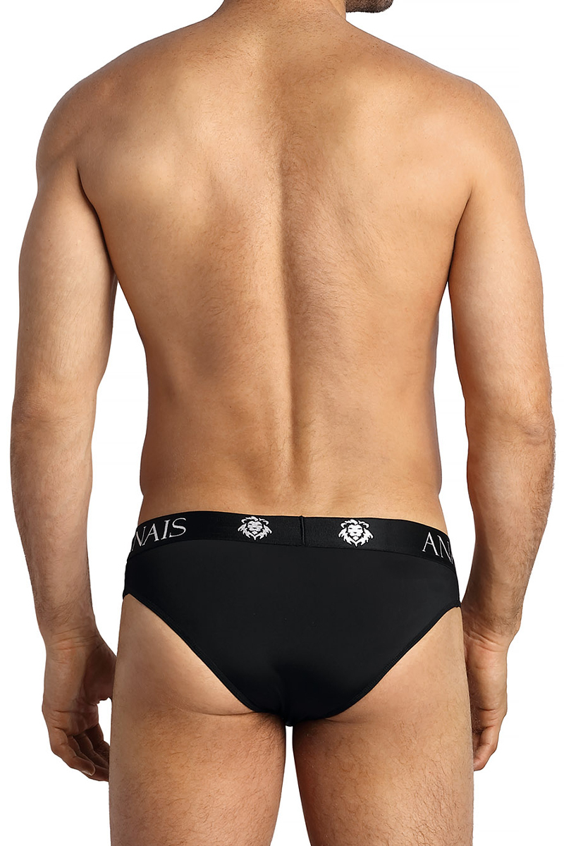 vue de dos du Slip noir Petrol