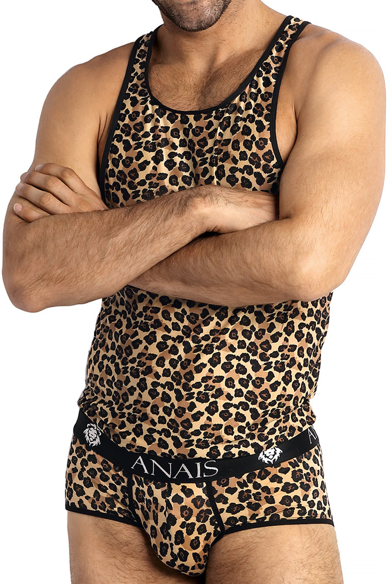 Débardeur léopard homme Mercury - Anaïs for Men
