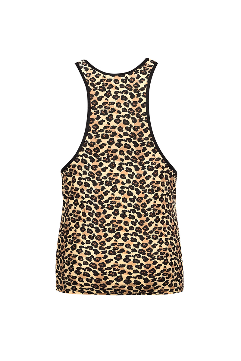 Addicted Débardeur Mesh Leopard
