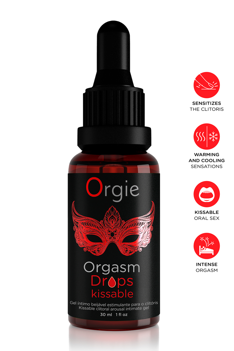 Gel clitoridien Orgasm Drops Kissable - Orgie